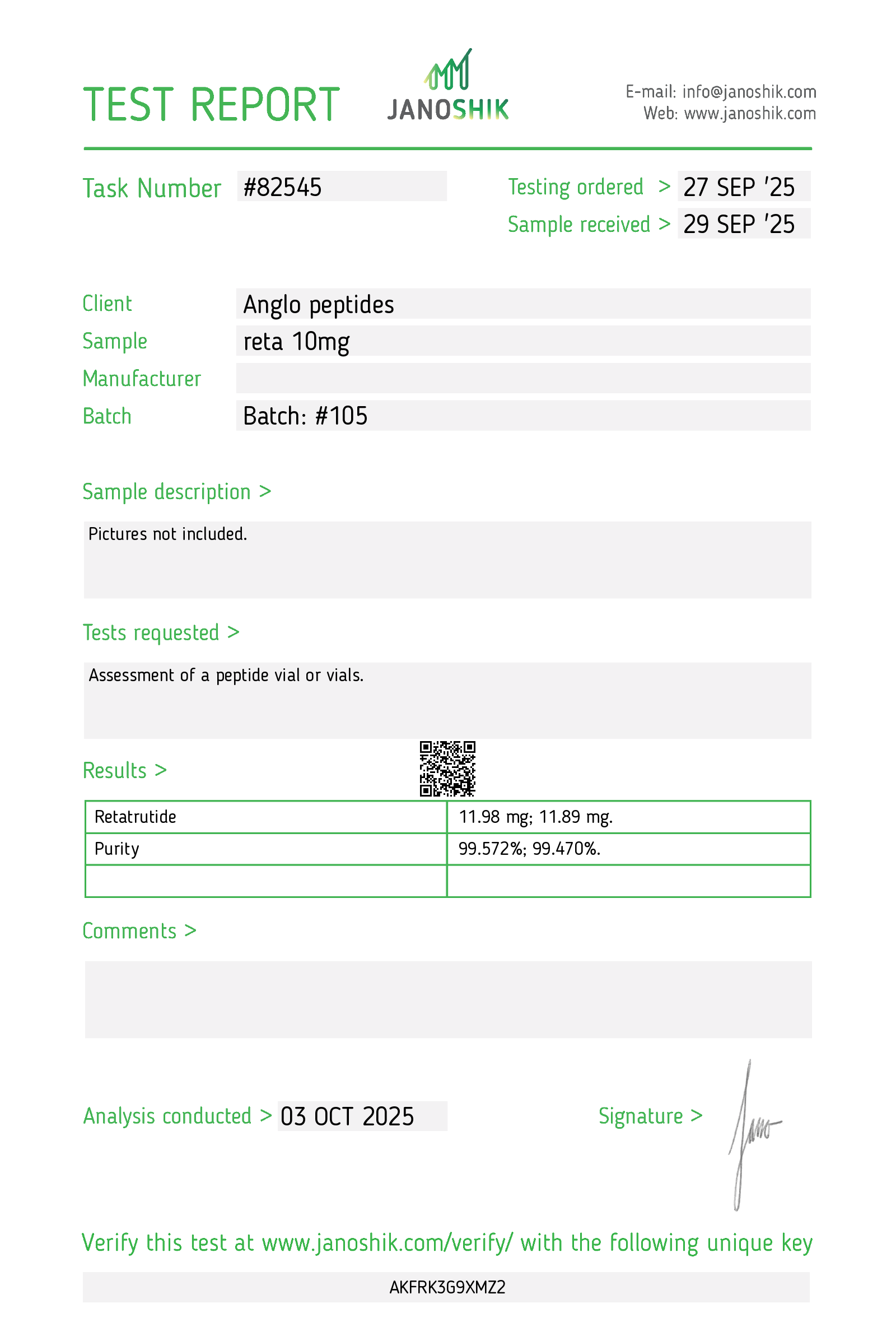 Retatrutide 10mg | Research-Grade Peptides UK 🔥 (NEW BATCH #105)
