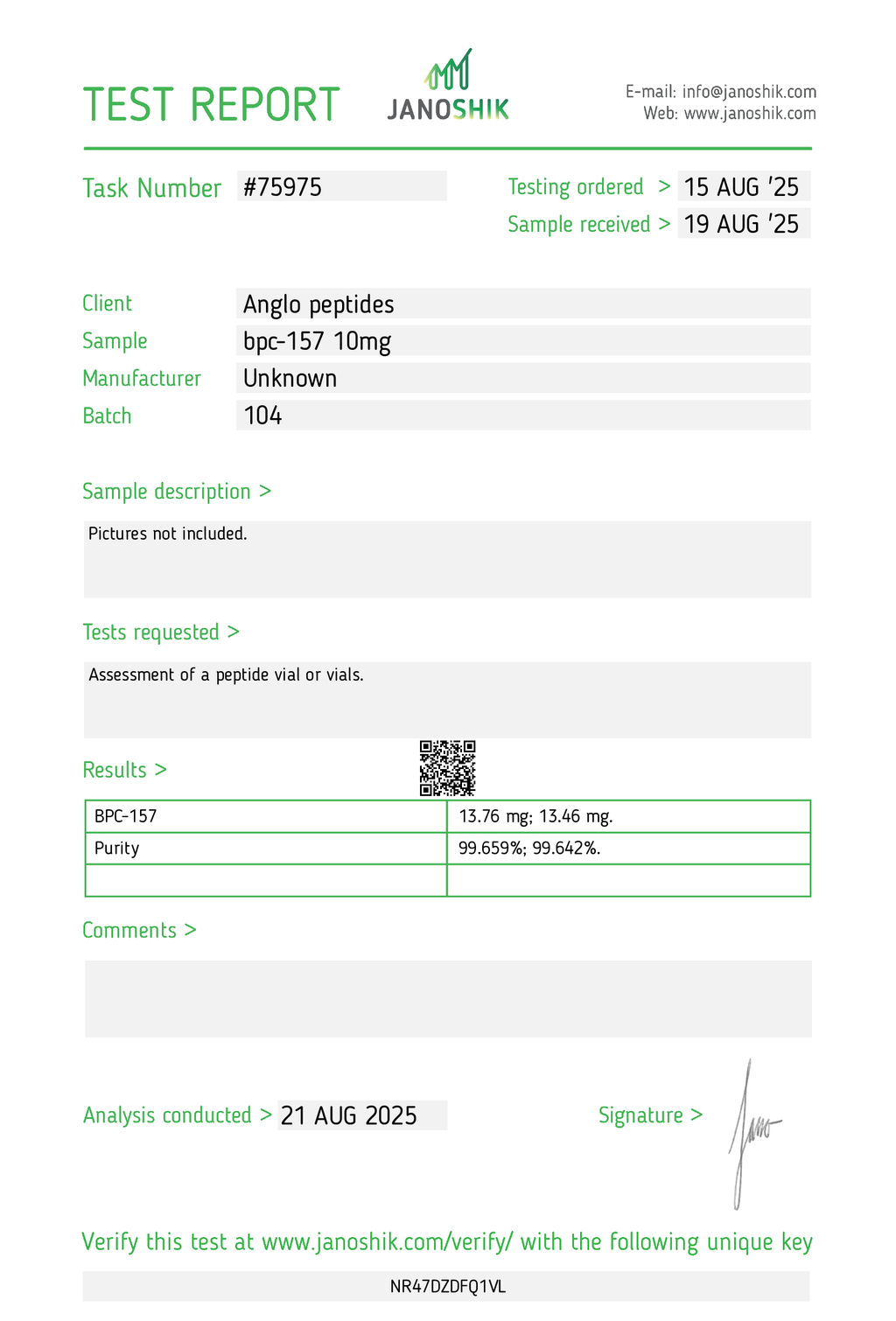 BPC-157 Peptide – 10mg Vial 🧪 new test results🚨