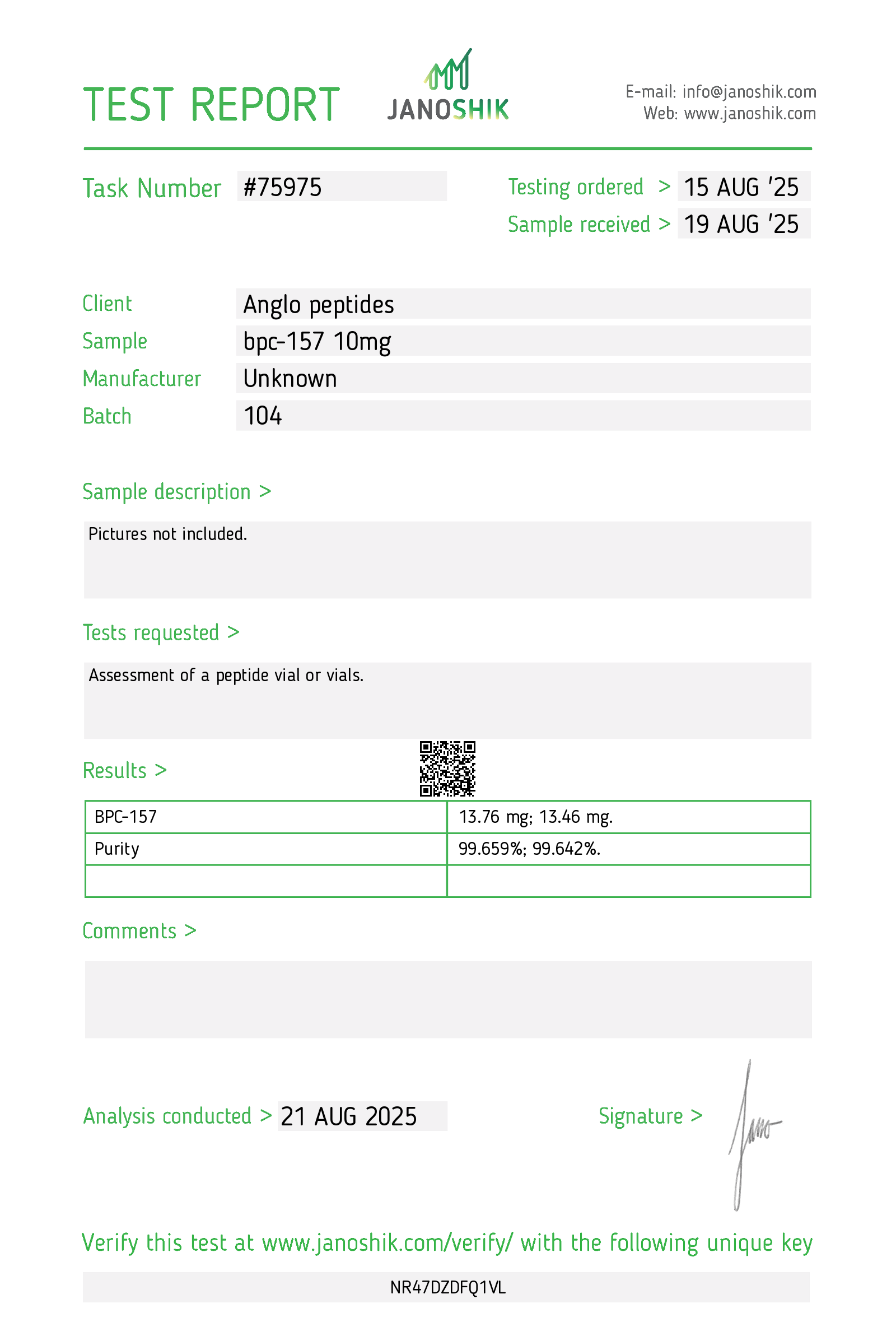BPC-157 Peptide – 10mg Vial 🧪 new test results🚨