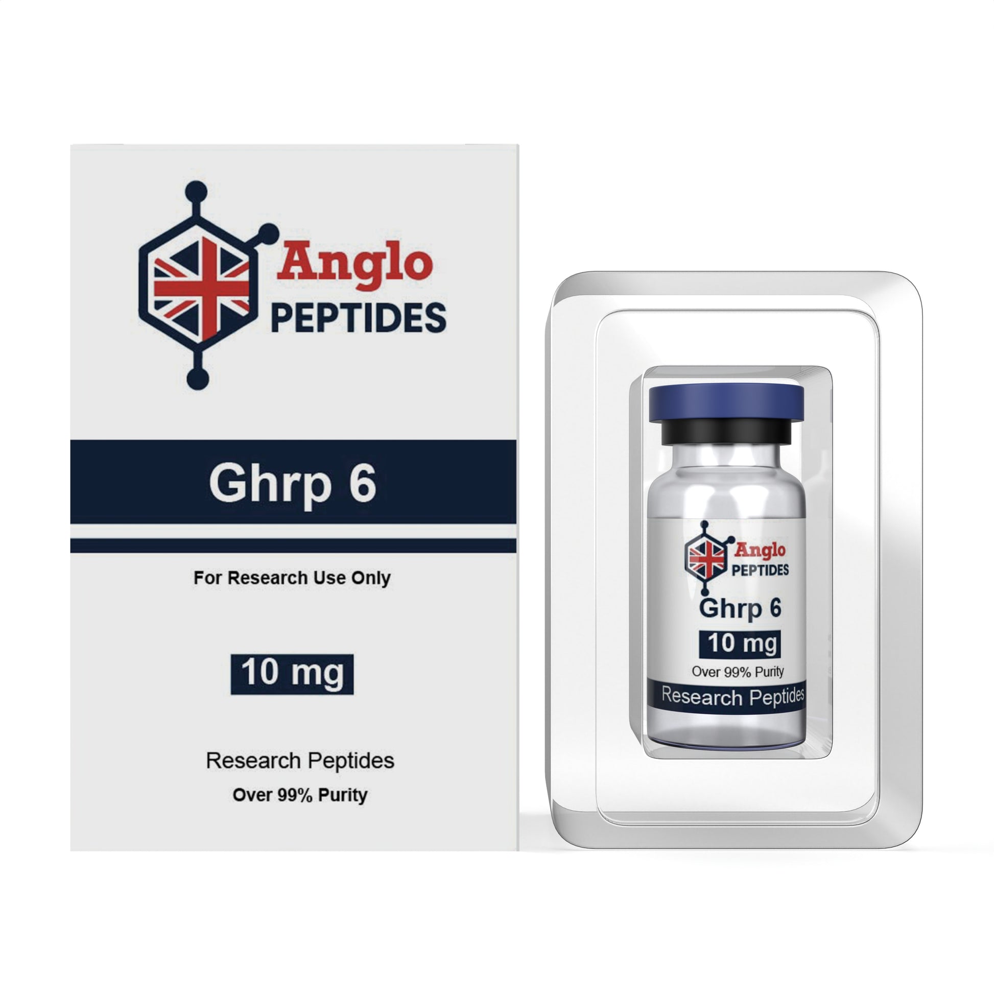 GHRP-6 Peptide – 10mg Vial